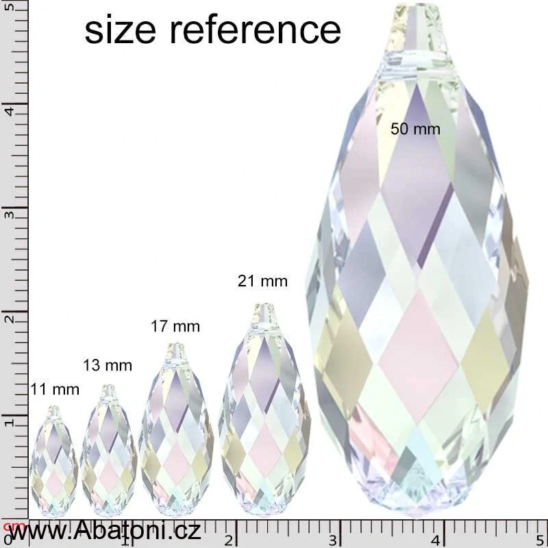 Swarovski Elements Briolette krystal 13mm - Stříbrné náušnice visací zelená slza, kapky 51056.3 Erinite (zelená, šalvějová) 