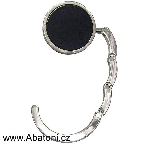 Gaira® Háček na kabelku 70814-26 kolečko s červeným krystalem - red circle