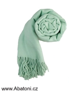 KARPET Dámská pašmína 445010.36 zelená mentolová (pashmina, pašmínová šála)