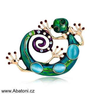Gaira® Brož Salamandr 313148 - lizard, Salamandr